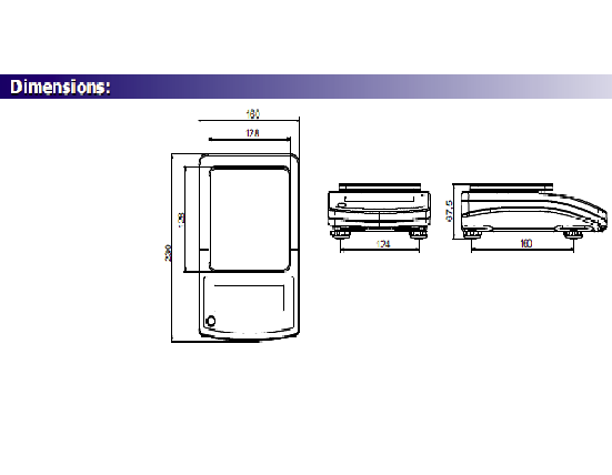 เครื่องชั่งดิจิตอล Electronic Balance รุ่น WTC Series - Image 4