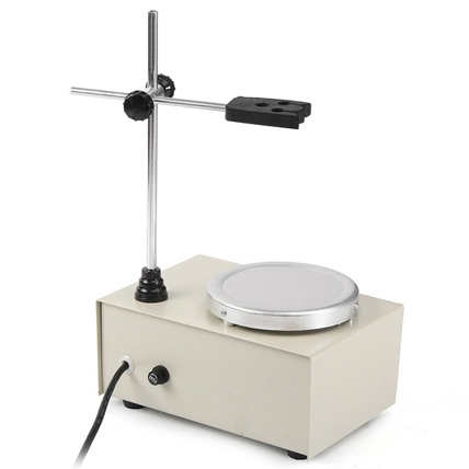 เครื่องกวนสารละลายพร้อมเตาให้ความร้อน Hotplate Magnetic Stirrer รุ่น HS-10 - Image 4