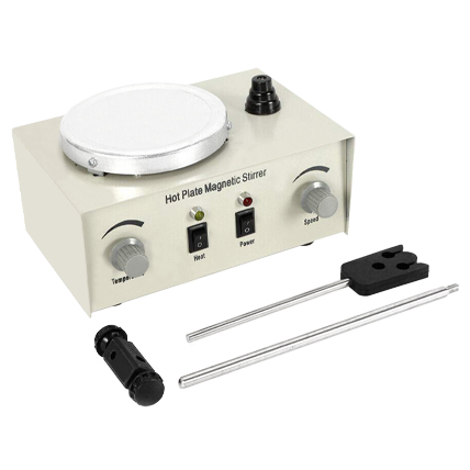 เครื่องกวนสารละลายพร้อมเตาให้ความร้อน Hotplate Magnetic Stirrer รุ่น HS-10 - Image 3